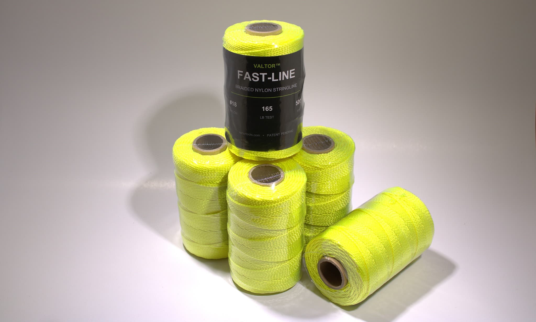 VALTOR FAST-LINE fluorescent yellow replacement stringline rolls